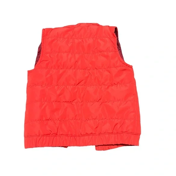 Cat & Jack Bright Red Puffer Vest - Picture 2 of 3